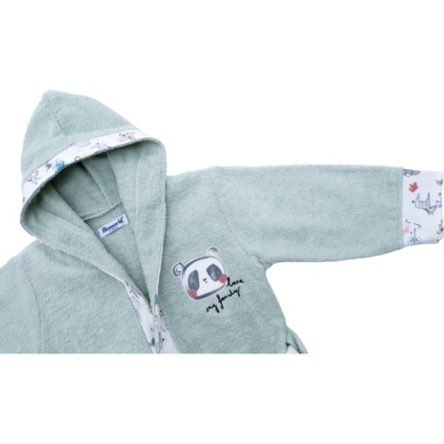 Халат дитячий Miniworld махровий (17015-122-green)