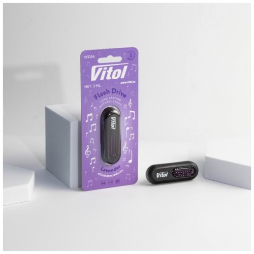 Ароматизатор для автомобіля VITOL Flash Drive Lavender (VFD04)