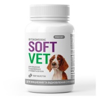 Таблетки для тварин ProVET SOFTVET для зміцнення та відновлення суглобів та зв'язок собак 100 таб (4823082440528)