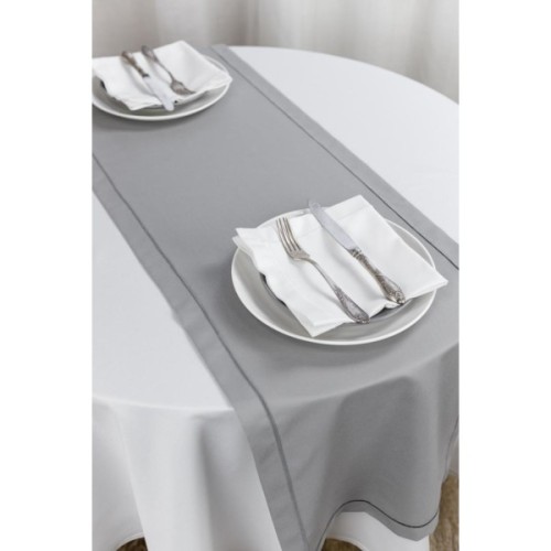 Доріжка на стіл Прованс Kelly сіра 40х160 см (033128)