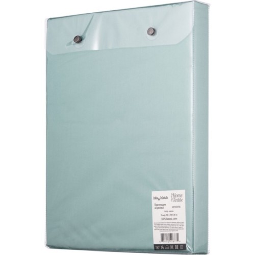 Простирадло Ardesto на резинці Mix&Match сатин 180х200+30 см шавлія (ART1820FSG)