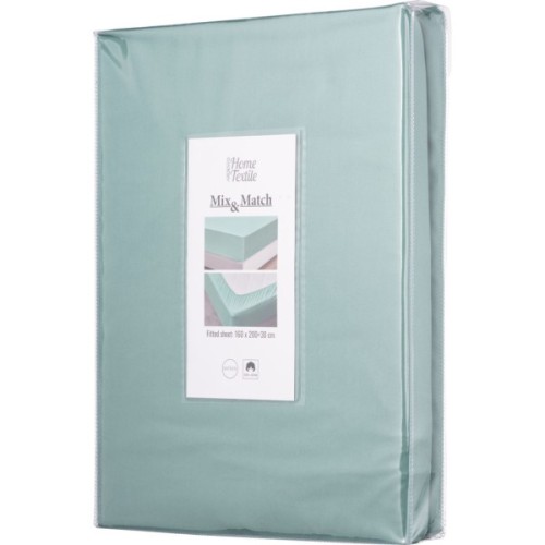 Простирадло Ardesto на резинці Mix&Match сатин 180х200+30 см шавлія (ART1820FSG)