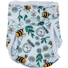 Підгузки для тварин MISOKO&CO багаторазові для собак-сук, з бджолами, S 1 шт. світло-блакитні (HAINMSK63942)