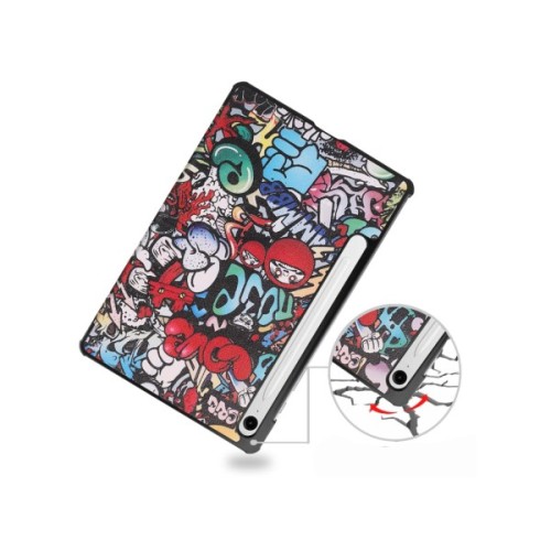 Чохол до планшета BeCover Smart Case Samsung Galaxy Tab S10 FE (SM-X520/SM-X526) 10.9" Graffiti (713285)