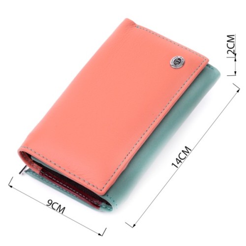 Гаманець ST Leather Шкіряний Різнокольоровий (19441)