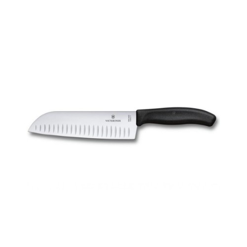 Кухонний ніж Victorinox SwissClassic Santoku 17 см Black (6.8523.17B)