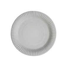 Тарілки одноразові Romus Картонні Білі D190 мм 100 шт. (Д19)