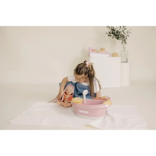 Ігровий набір Smoby Ванна для пупса Бебі Ньорс. Терракотова пудра з електр. душем та підсвічуванням, з аксес., (7600220386)