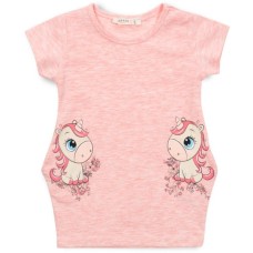 Плаття дитяче Breeze з єдинорогом (15689-98G-peach)