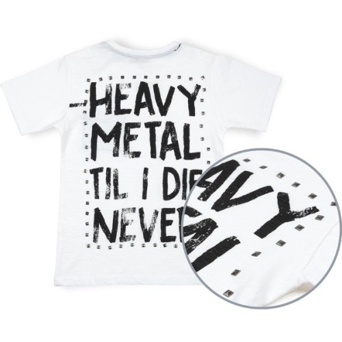 Футболка дитяча Haknur "ROCK" (7181-134B-white)