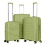 Набір валіз 2E Aero (L+M+S), оливково-зелені (2E-SPP-AERO-SET3-MG)