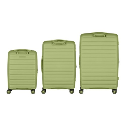 Набір валіз 2E Aero (L+M+S), оливково-зелені (2E-SPP-AERO-SET3-MG)