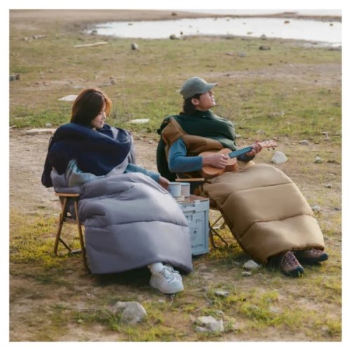 Спальний мішок Naturehike з капюшоном Sunny Day PL02 U250 CNK2550WS028, (8,5°C), лівий, блакитно-синій (6977465868381)