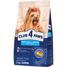 Сухий корм для собак Club 4 Paws Premium для малих та мініатюрних порід з лососем 2 кг (4820269145474)