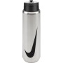 Пляшка для води Nike SS RECHARGE STRAW BOTTLE 24 OZ N.101.3795.953.24 сірий 709 мл (887791813329)