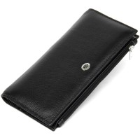 Гаманець ST Leather Шкіряний Чорний (19378)