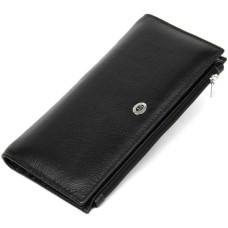 Гаманець ST Leather Шкіряний Чорний (19378)