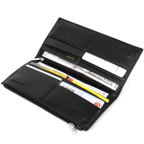 Гаманець ST Leather Шкіряний Чорний (19378)