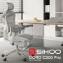 Офісне крісло Sihoo Крісло офісне з підставкою для ніг Sihoo DORO C300 Pro Mesh White with (DORO-C300-PRO-M102-JT)