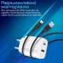 Зарядний пристрій Promate 17W USB-C + USB-A (biplug-2.white)