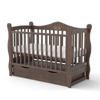 Ліжечко Angelo Angelo LUX- 10 (горіх) 120х60 (11030)