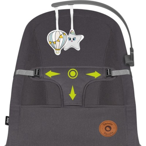 Крісло-гойдалка Lionelo шезлонг June grey stone (LO-JUNE GREY STONE)