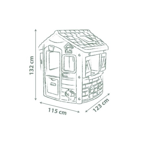 Ігровий будиночок Smoby Life "Нео" лісника зі ставнями (7600810504)
