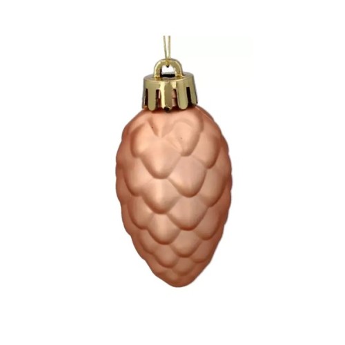 Ялинкова іграшка Chomik пластикові кульки компл. 31шт, 3см, рожево-пудрові (5900779877160_2)