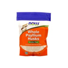 Трави Now Foods Цілісна лушпиння подорожника, Whole Psyllium Husk, 454 г (NOW-05981)