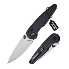 Ніж Hightron Birdidi, D2, алюміній, чорний, сатиновий клинок (HK06BLKS) Ніж Hightron Birdidi, D2, алюміній, чорний, сатиновий клинок (HK06BLKS)