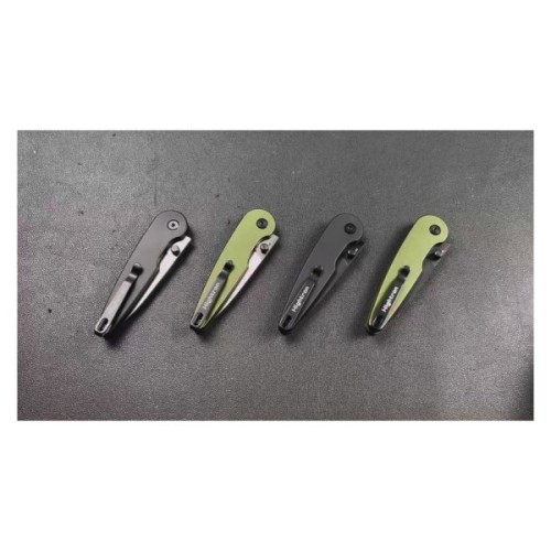 Ніж Hightron Birdidi, D2, алюміній, чорний, сатиновий клинок (HK06BLKS)