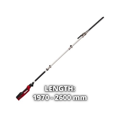 Кущоріз Einhell телескопічний GC-HH 9046, 900Вт, 460мм, крок 20мм, штанга 1.97-2.6м (3403880)