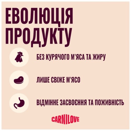 Сухий корм для кішок Carnilove True Fresh Turkey Sterilised 400 г (8595602582099)