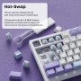 Клавіатура Ajazz AK820 Sea Salt Switch RGB USB-C UA White (AK820-SS-PWB)