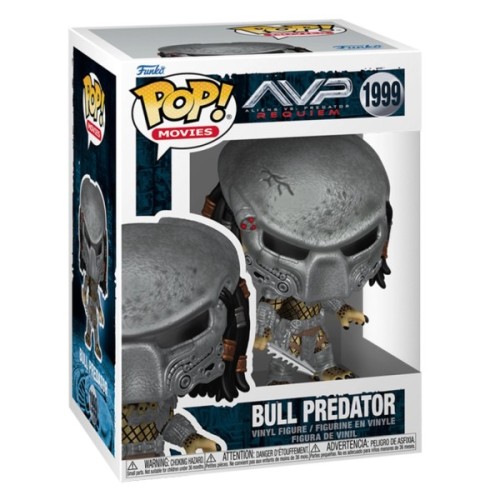 Фігурка Funko Pop серії Чужі проти Хижака S3 - Хижак (Bull) (90243)