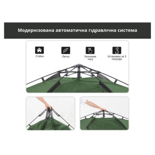 Намет Naturehike NH21ZP008 оливково-зелений (6927595777442)