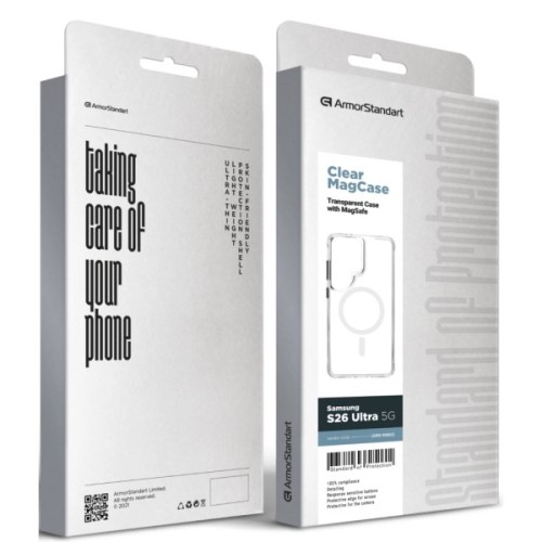 Чохол до мобільного телефона Armorstandart Clear MagCase Samsung S26 Ultra 5G Transparent (ARM88865)