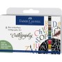 Лайнер Faber-Castell набір капілярних ручок для каліграфії PITT Calligraphy 8 кольорів (28953)