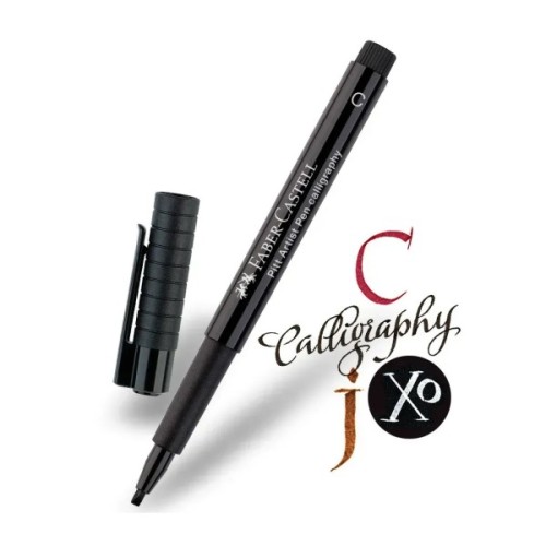 Лайнер Faber-Castell набір капілярних ручок для каліграфії PITT Calligraphy 8 кольорів (28953)