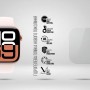 Плівка захисна Armorstandart Matte hydrogel Apple Watch 10 46mm 6 pcs (ARM91990)