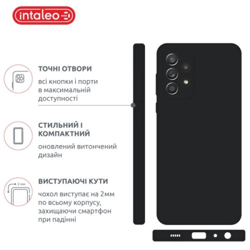 Чохол до мобільного телефона Intaleo SoftShell Samsung Galaxy A72 Black (1283126563126)