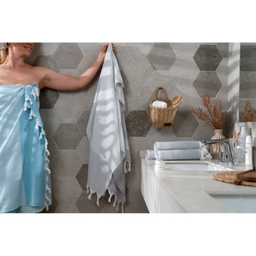 Рушник Ardesto SPA 90х170см 100% бавовна, сірий (ART2690GR)