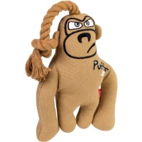 Іграшка для собак GiGwi Puffer zoo Мавпа з пищалкою 31 см (2317)