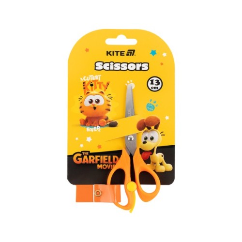 Ножиці Kite з пружиною Garfield, 13 см (GF25-129)