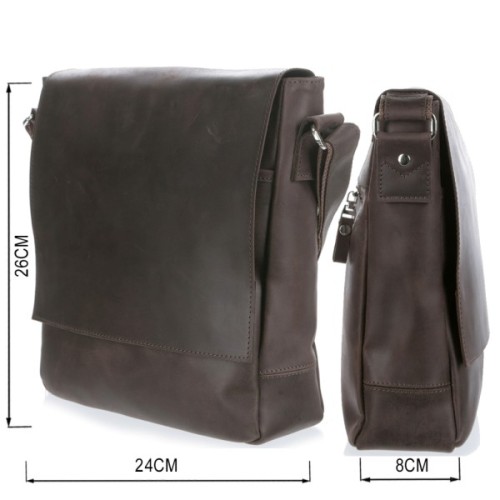 Сумка Shvigel Месенджер Коричнева (00886)