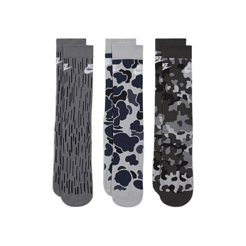 Шкарпетки Nike U NK EVERYDAY ESSENTIAL CREW DH3414-902 3 пари 34-38 Сірі (195244783717)