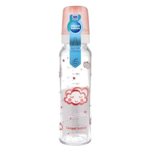 Пляшечка для годування Canpol babies 240 мл Червона (42/101)