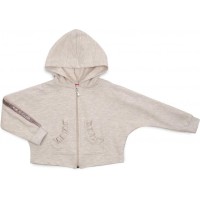Кофта дитяча Breeze на блискавці з капюшоном (14690-98G-beige)