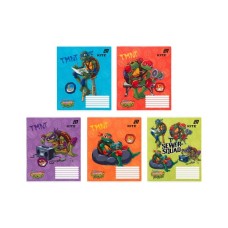 Зошит Kite Ninjia Turtles, 18 аркушів, клітинка (NT26-236)