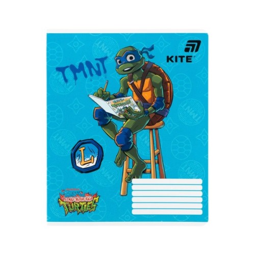 Зошит Kite Ninjia Turtles, 18 аркушів, клітинка (NT26-236)